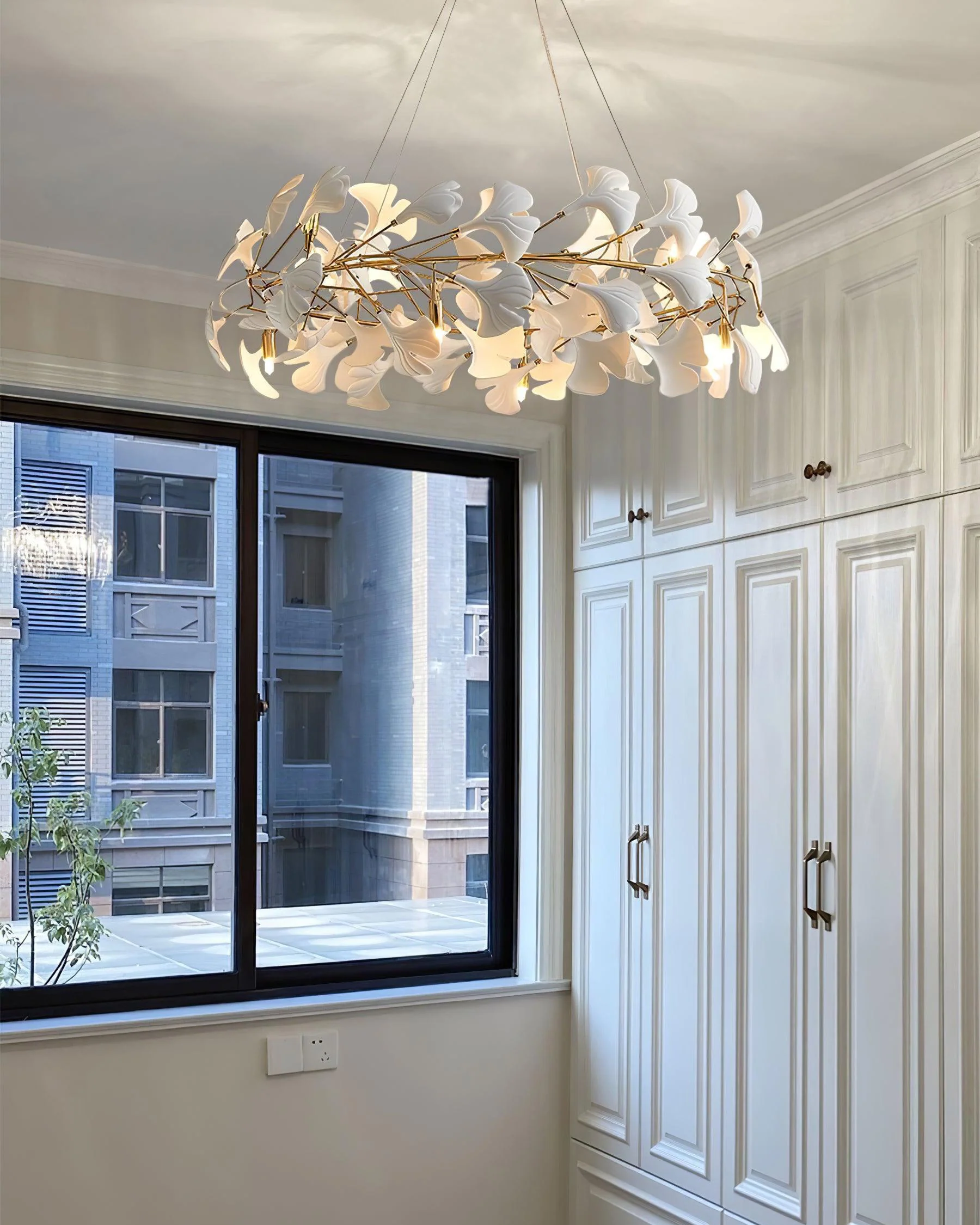 WOMO Gingko Round Chandelier-WM2414 - Image 10
