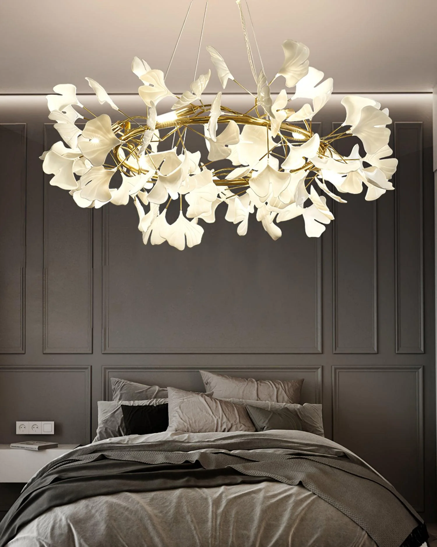 WOMO Gingko Round Chandelier-WM2414 - Image 11