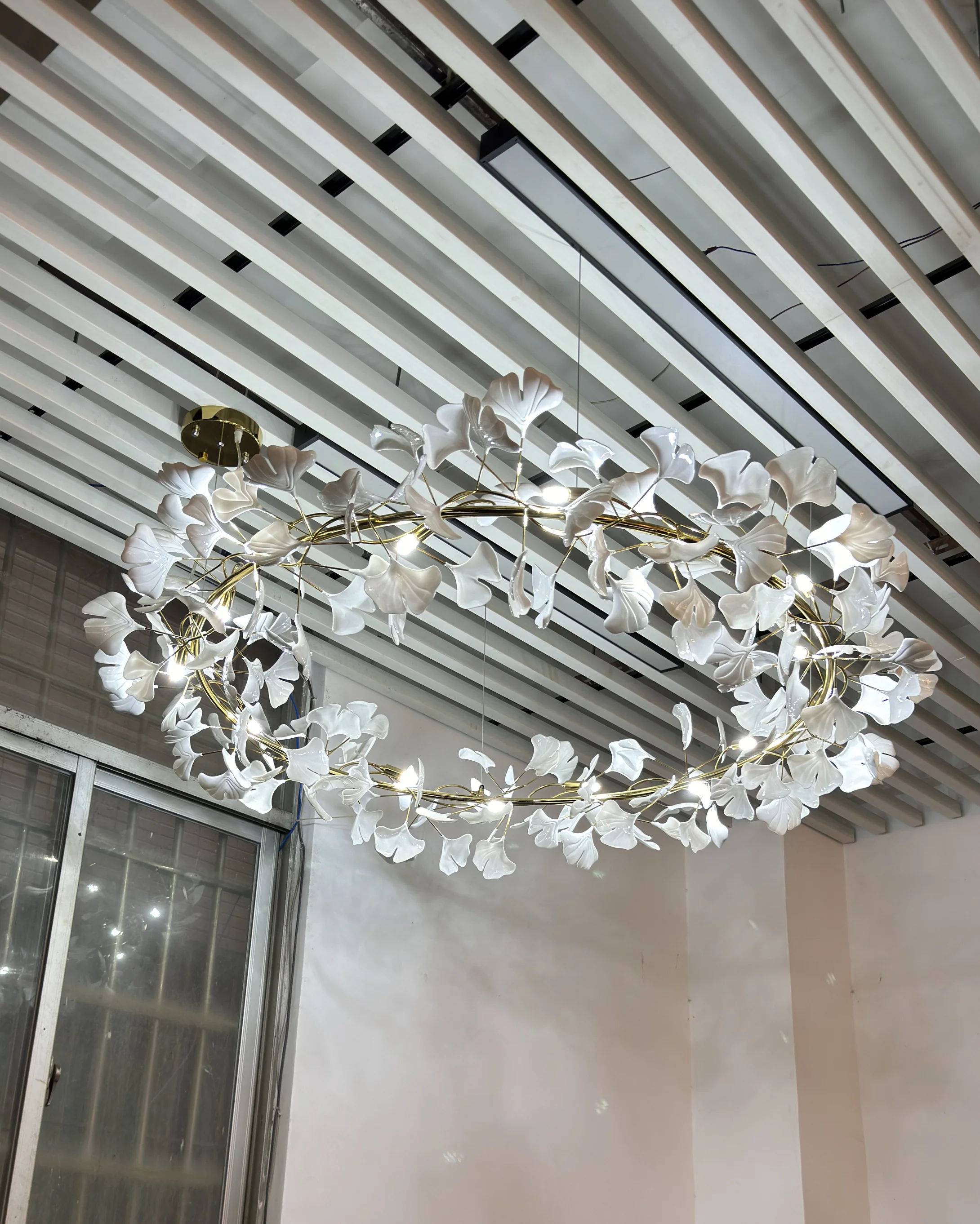 WOMO Gingko Round Chandelier-WM2414 - Image 13