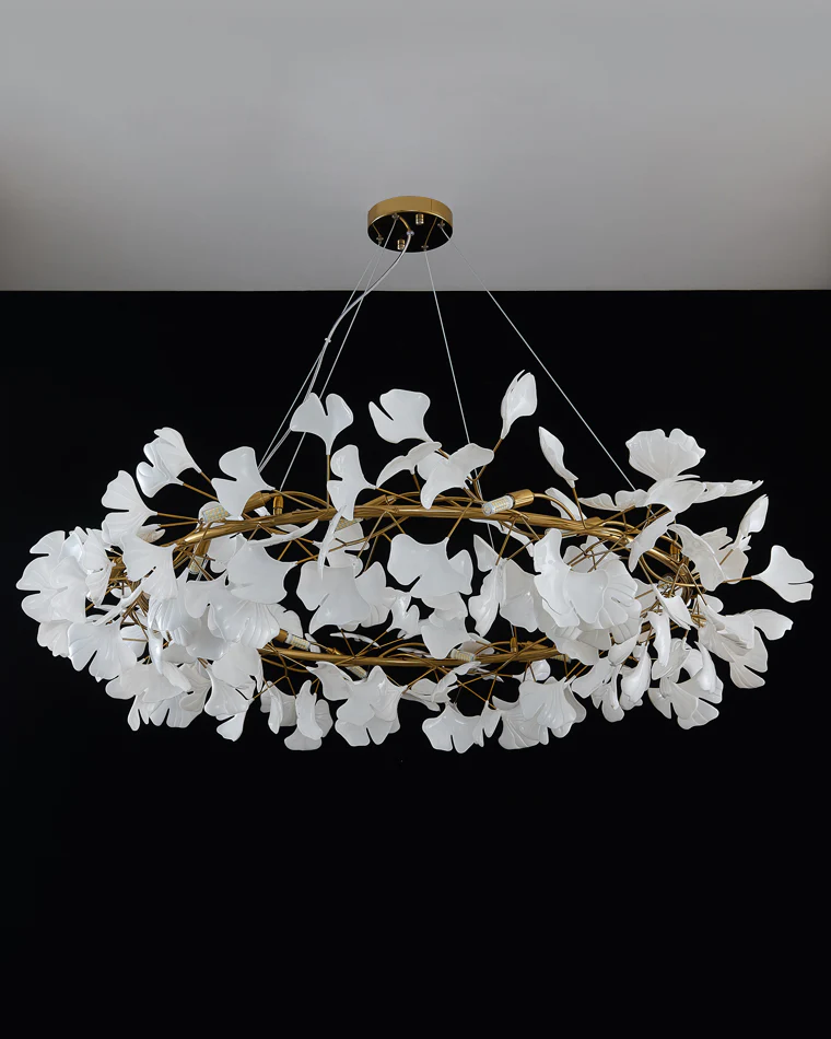 WOMO Gingko Round Chandelier-WM2414 - Image 15