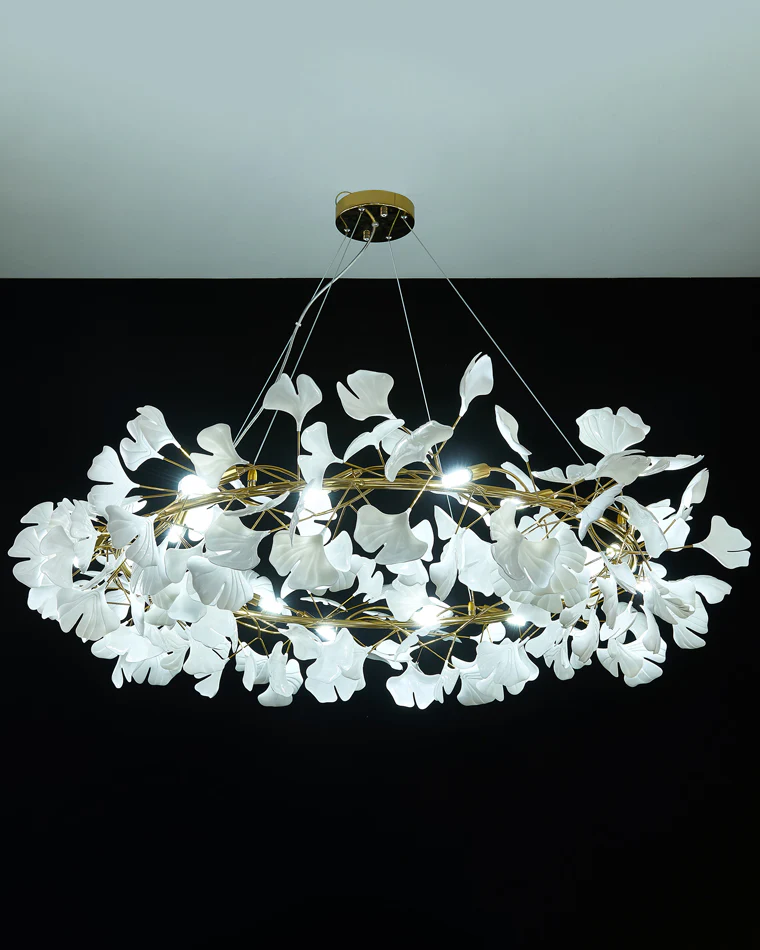 WOMO Gingko Round Chandelier-WM2414 - Image 17