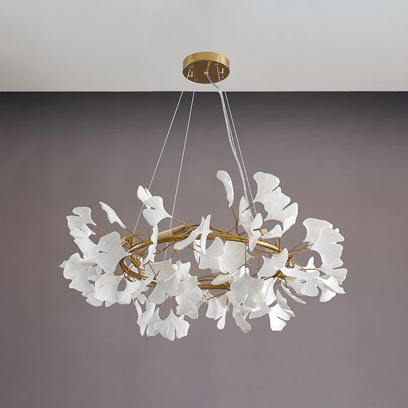 WOMO Gingko Round Chandelier-WM2414 - Image 23