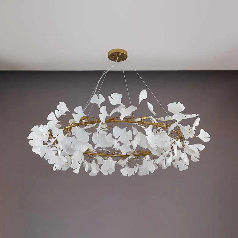 WOMO Gingko Round Chandelier-WM2414 - Image 27