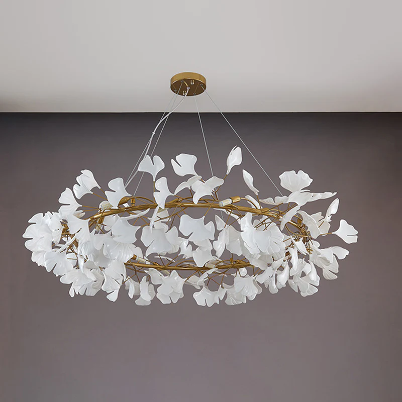 WOMO Gingko Round Chandelier-WM2414 - Image 29