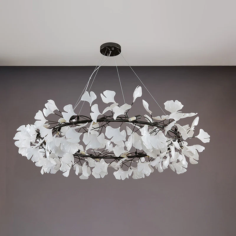 WOMO Gingko Round Chandelier-WM2414 - Image 39
