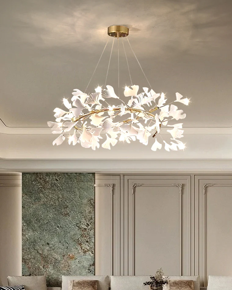 WOMO Gingko Round Chandelier-WM2414 - Image 4