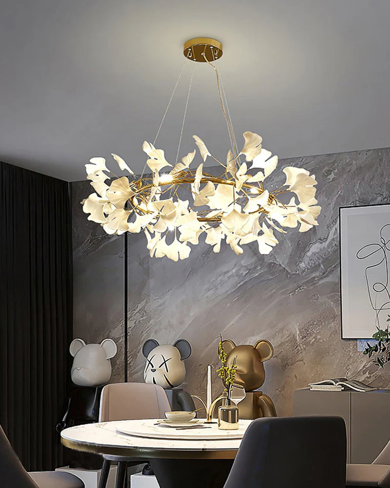 WOMO Gingko Round Chandelier-WM2414 - Image 5