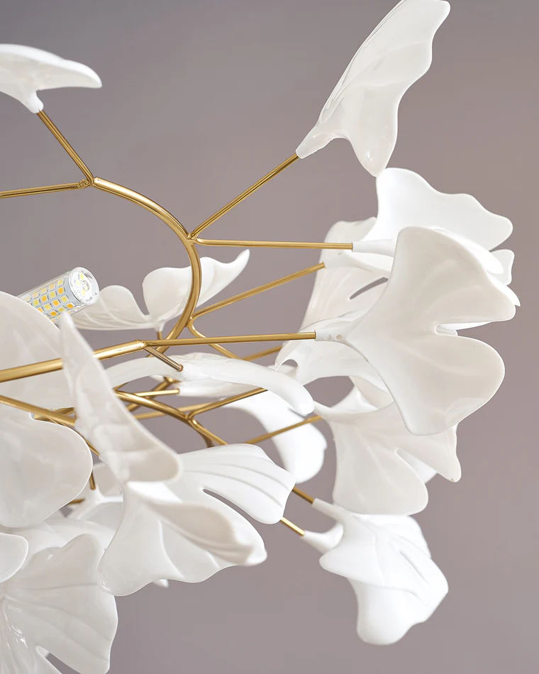 WOMO Gingko Leaf Chandelier-WM2205 - Image 14