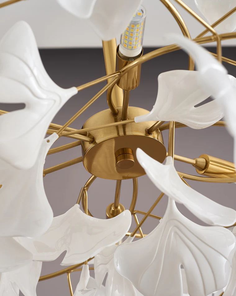 WOMO Gingko Leaf Chandelier-WM2205 - Image 17