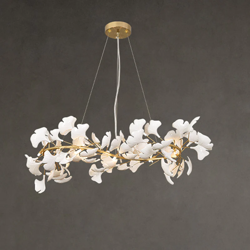 WOMO S-shaped Gingko Chandelier-WM2417 - Image 5