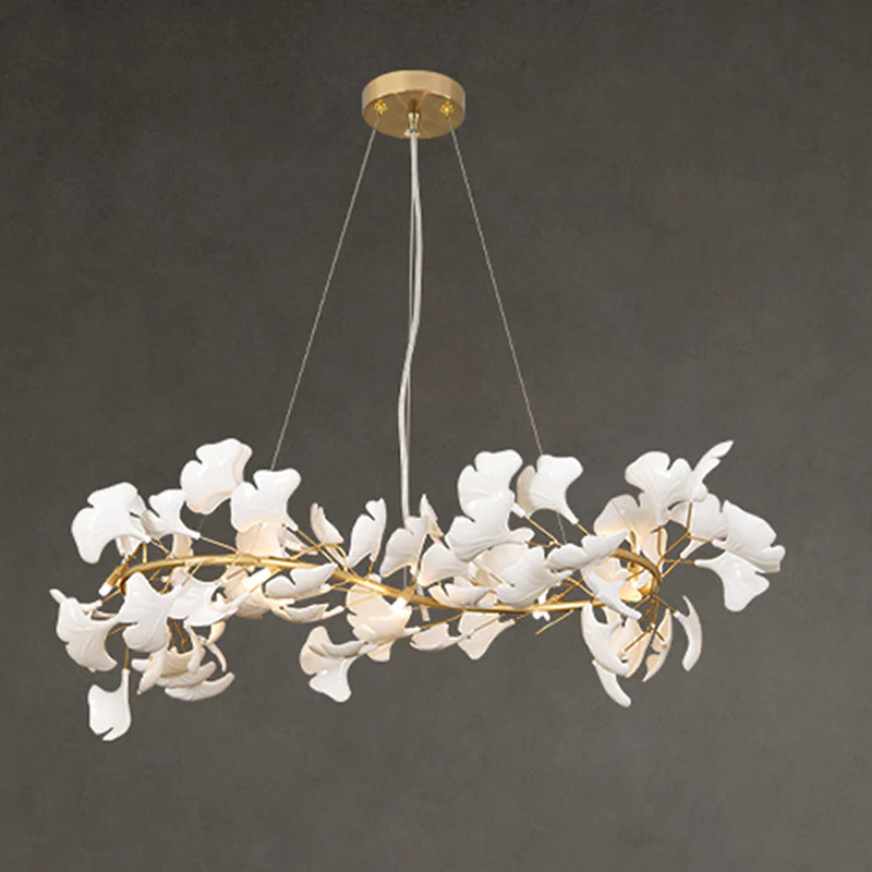 WOMO S-shaped Gingko Chandelier-WM2417 - Image 7