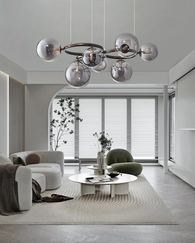 WOMO Colored Glass Ball Chandelier-WM2253 - Image 10