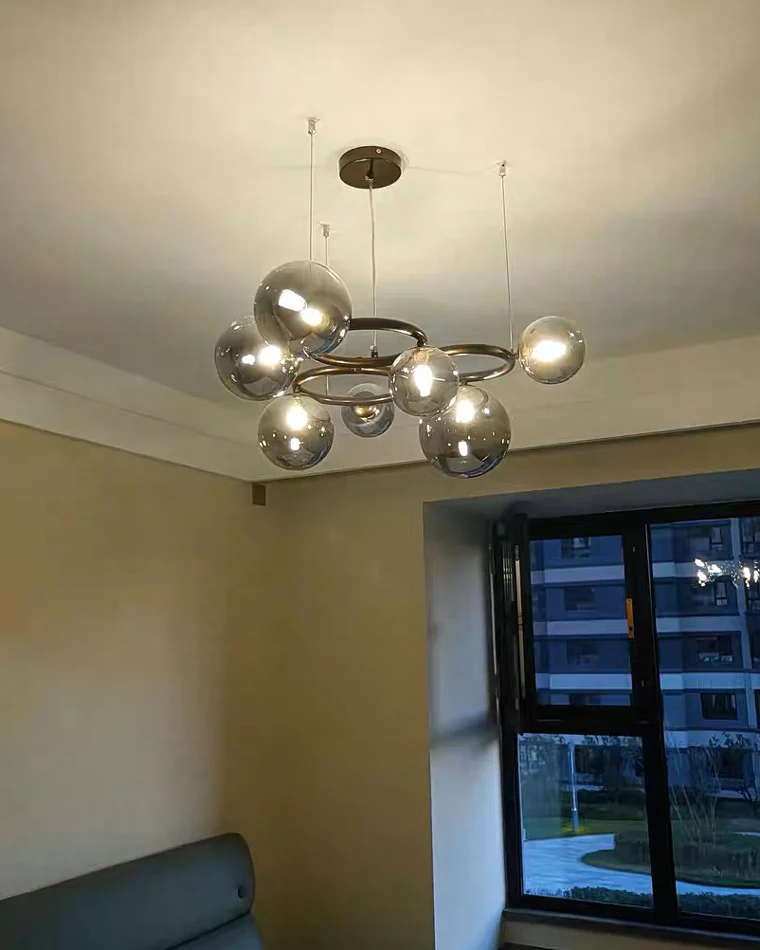WOMO Colored Glass Ball Chandelier-WM2253 - Image 12