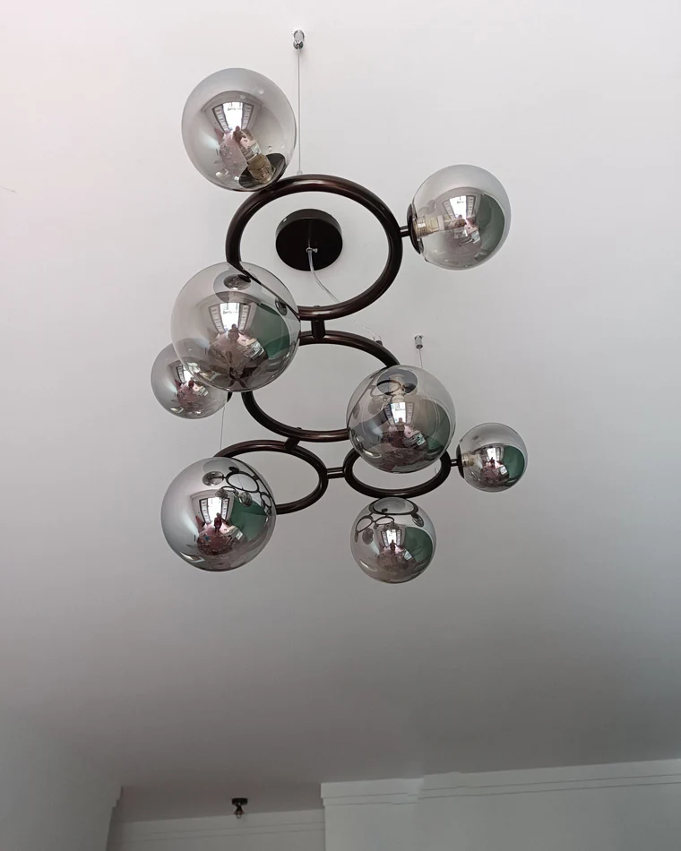 WOMO Colored Glass Ball Chandelier-WM2253 - Image 13