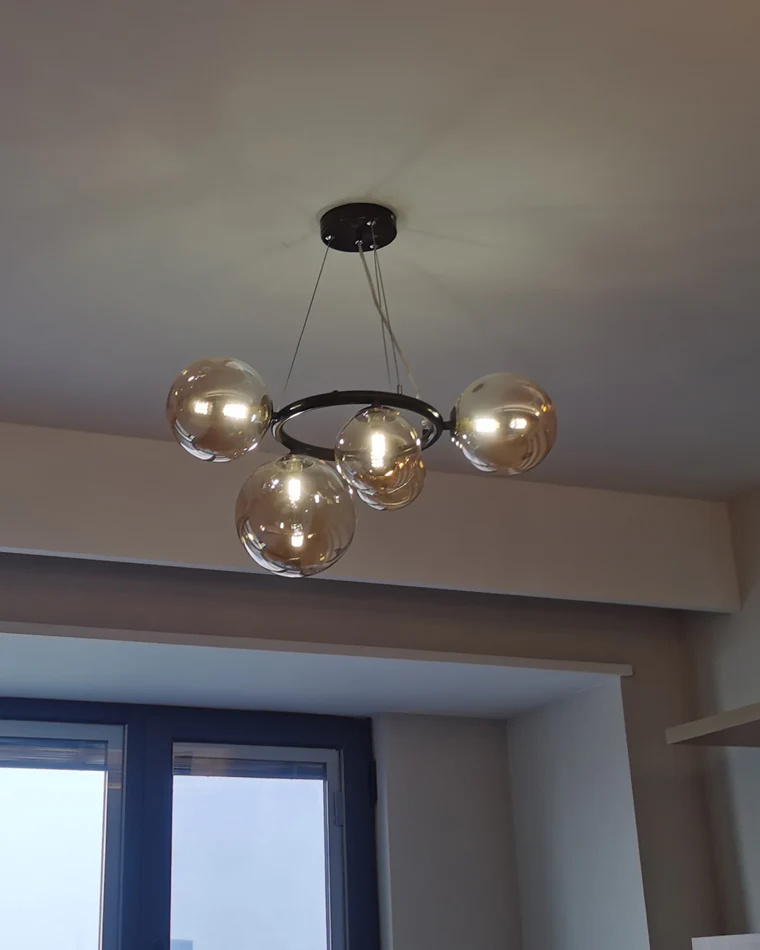 WOMO Colored Glass Ball Chandelier-WM2253 - Image 14