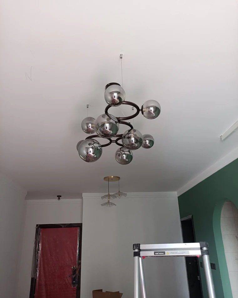 WOMO Colored Glass Ball Chandelier-WM2253 - Image 20