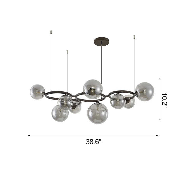 WOMO Colored Glass Ball Chandelier-WM2253 - Image 40