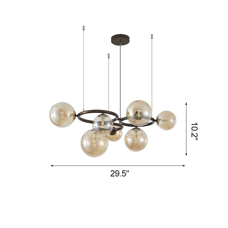 WOMO Colored Glass Ball Chandelier-WM2253 - Image 50
