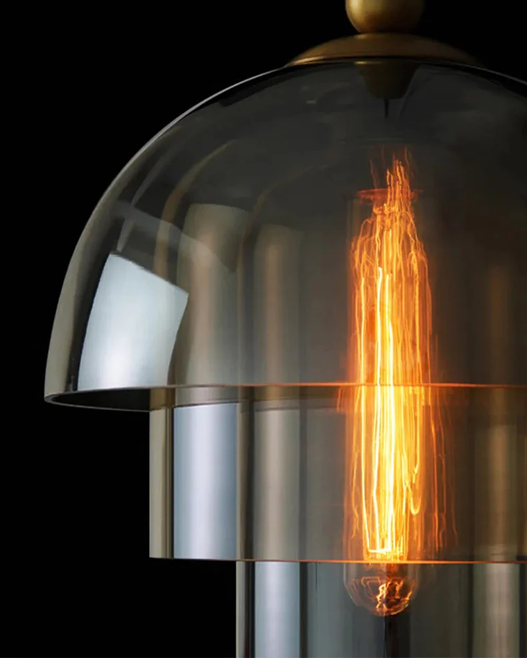 WOMO Glass Bell Pendant Light-WM2789 - Image 11