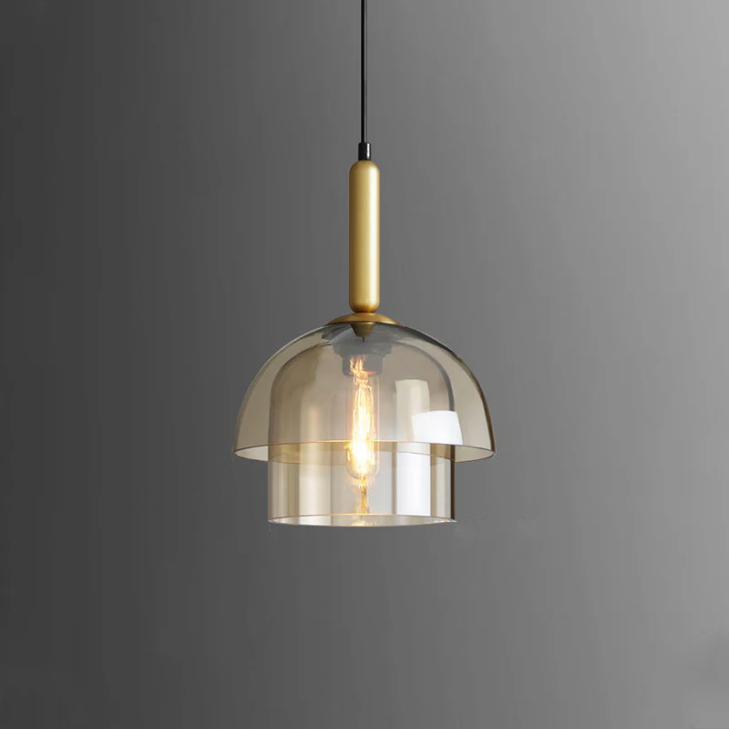 WOMO Glass Bell Pendant Light-WM2789 - Image 12