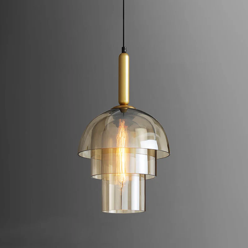 WOMO Glass Bell Pendant Light-WM2789 - Image 14