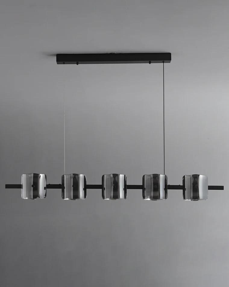 WOMO Glass Brass Linear Chandelier-WM2219A - Image 22