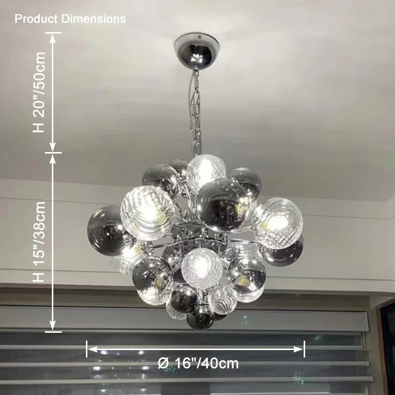 WOMO Glass Bubble Chandelier-WM2456 - Image 17