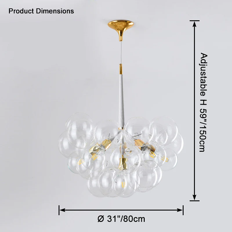 WOMO Glass Bubble Chandelier -WM2586 - Image 30