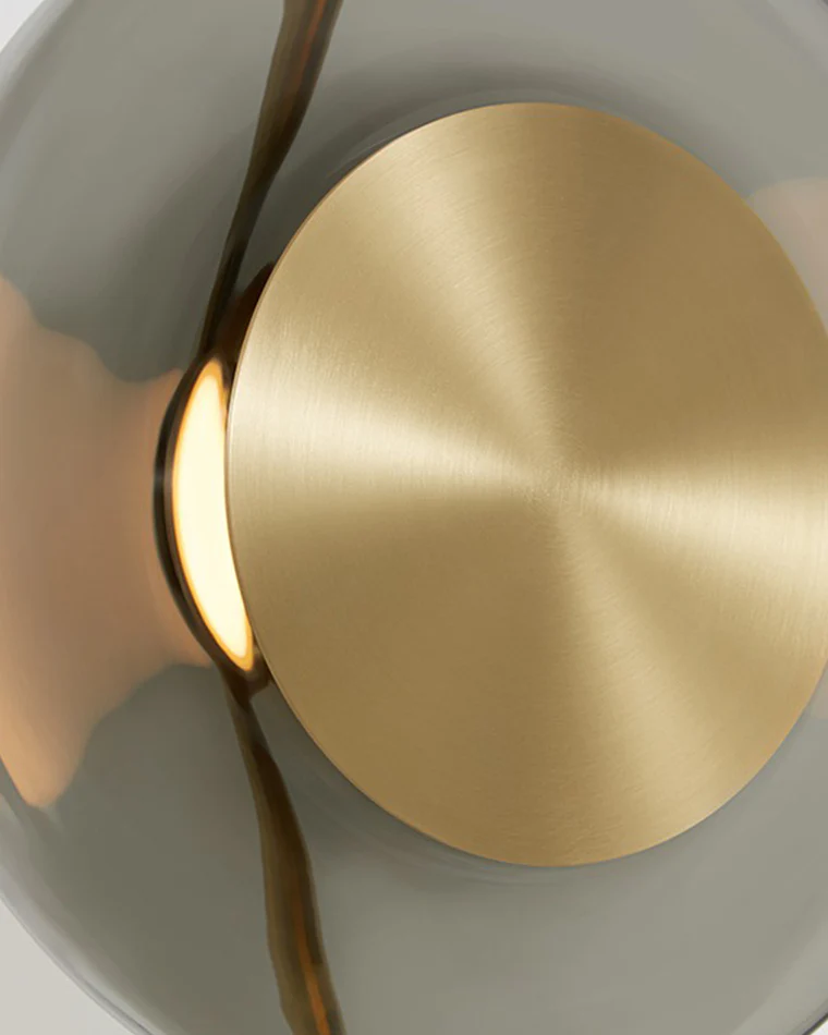 WOMO Pendulum Glass Disc Pendant Light-WM2501 - Image 12