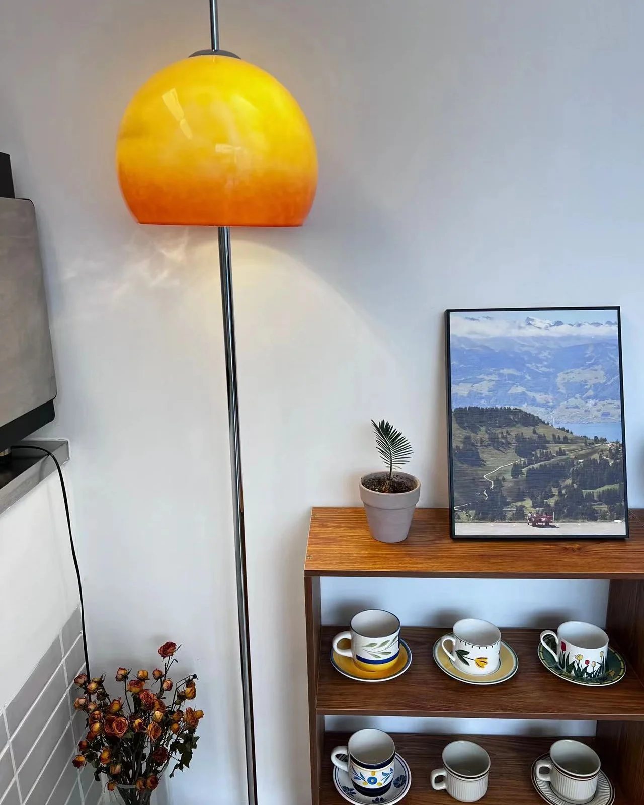 WOMO Glass Dome Floor Lamp-WM7120 - Image 15