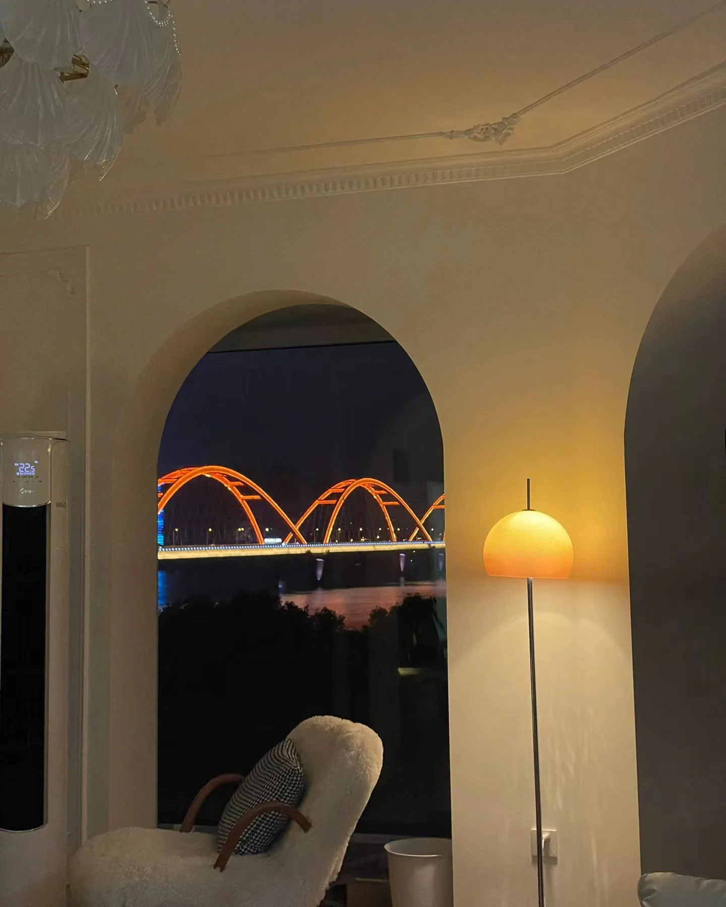 WOMO Glass Dome Floor Lamp-WM7120 - Image 25