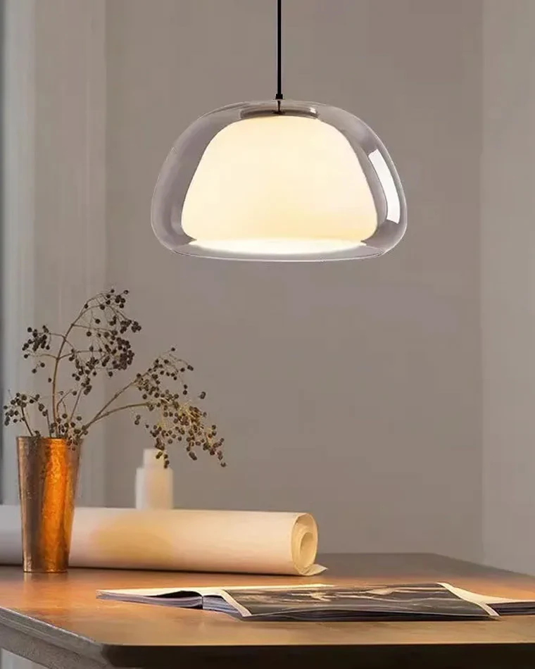 WOMO Glass Dome Pendant Light-WM2537 - Image 11