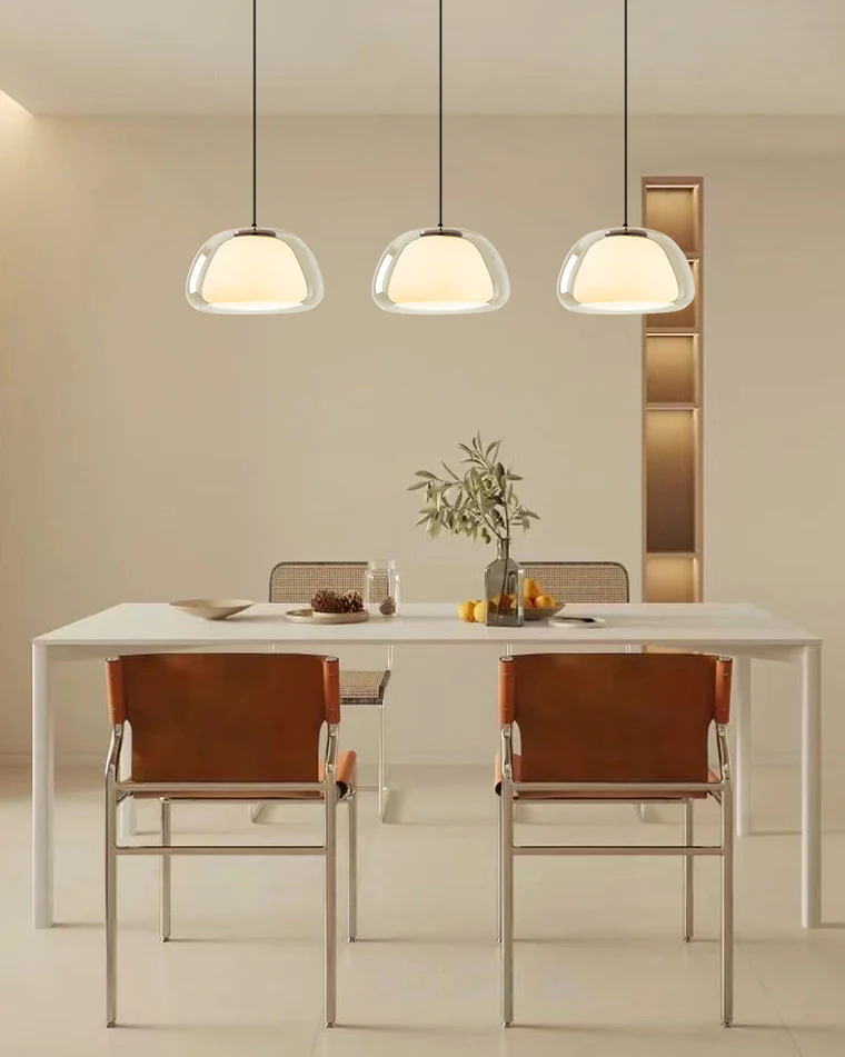 WOMO Glass Dome Pendant Light-WM2537 - Image 7