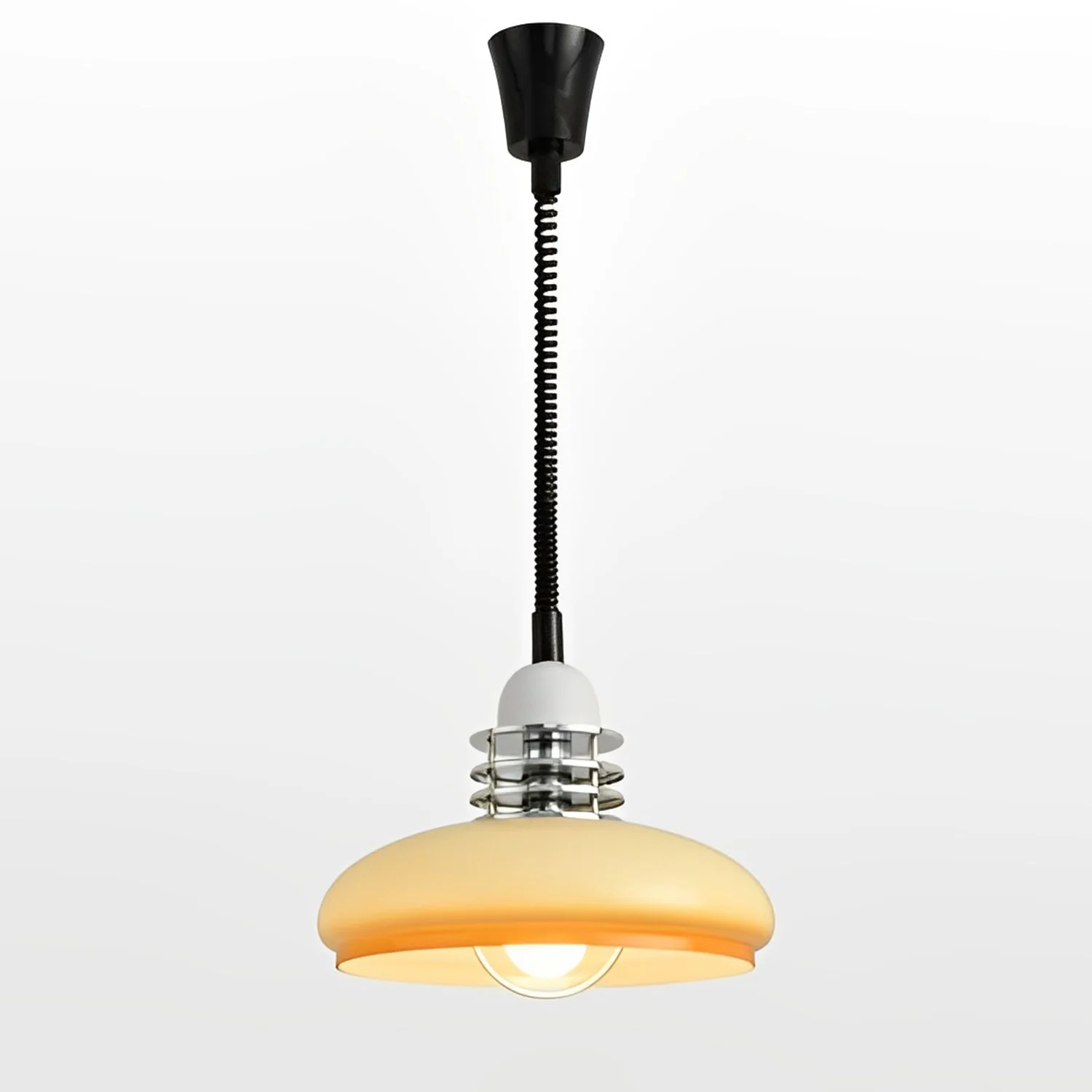WOMO Glass Dome Pull down Pendant Light-WM2582 - Image 14