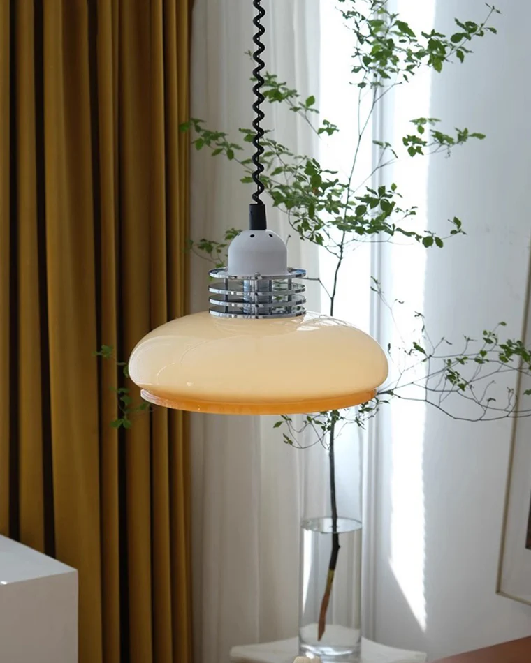 WOMO Glass Dome Pull down Pendant Light-WM2582 - Image 8