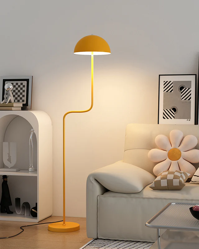 WOMO Dome Glass Telescoping Floor Lamp-WM7097 - Image 3