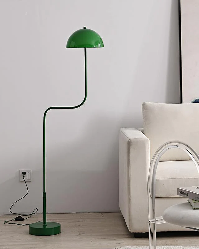 WOMO Dome Glass Telescoping Floor Lamp-WM7097 - Image 5