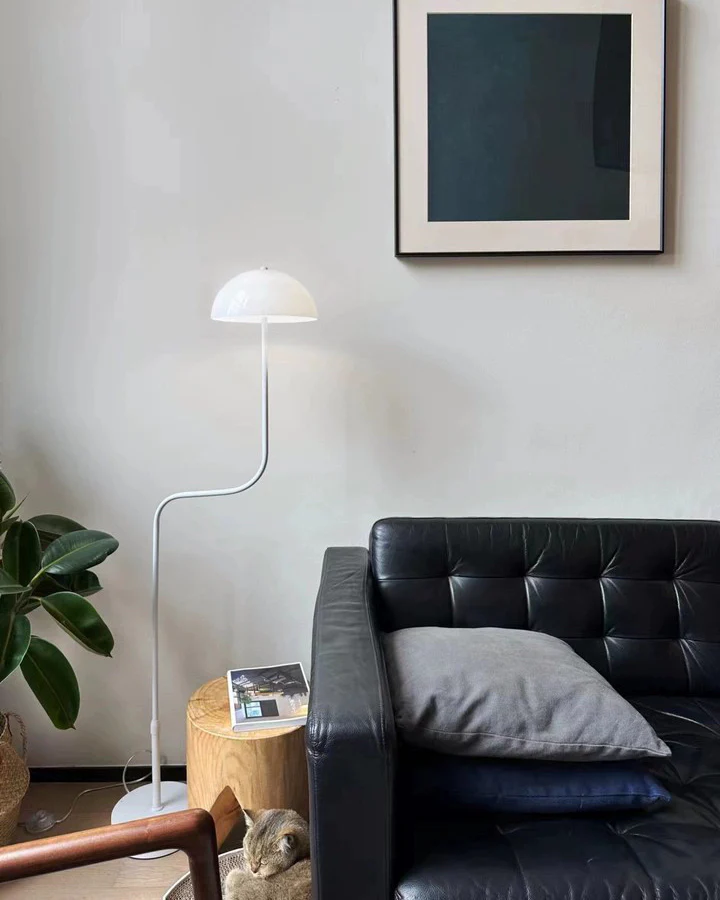WOMO Dome Glass Telescoping Floor Lamp-WM7097 - Image 9