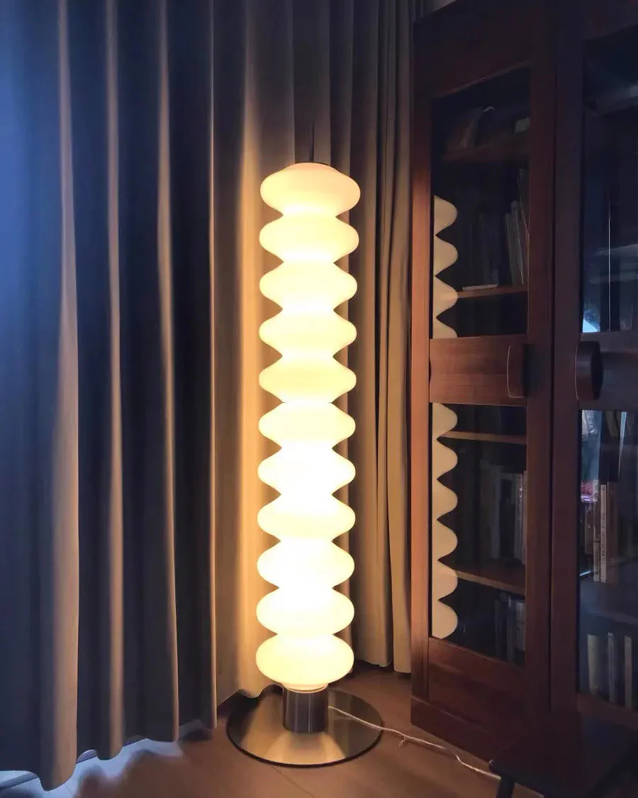 WOMO Stacked Glass Ball Floor Lamp-WM7127 - Image 13