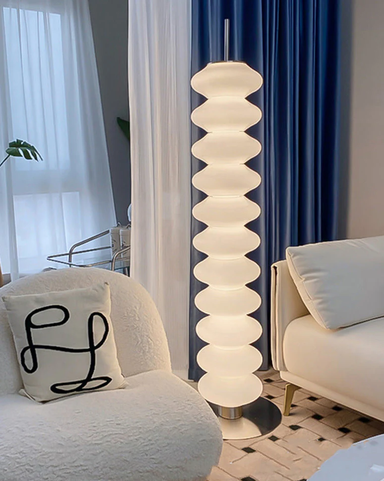 WOMO Stacked Glass Ball Floor Lamp-WM7127 - Image 14