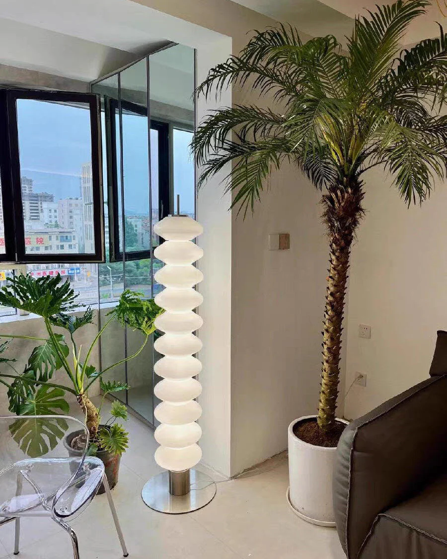 WOMO Stacked Glass Ball Floor Lamp-WM7127 - Image 16