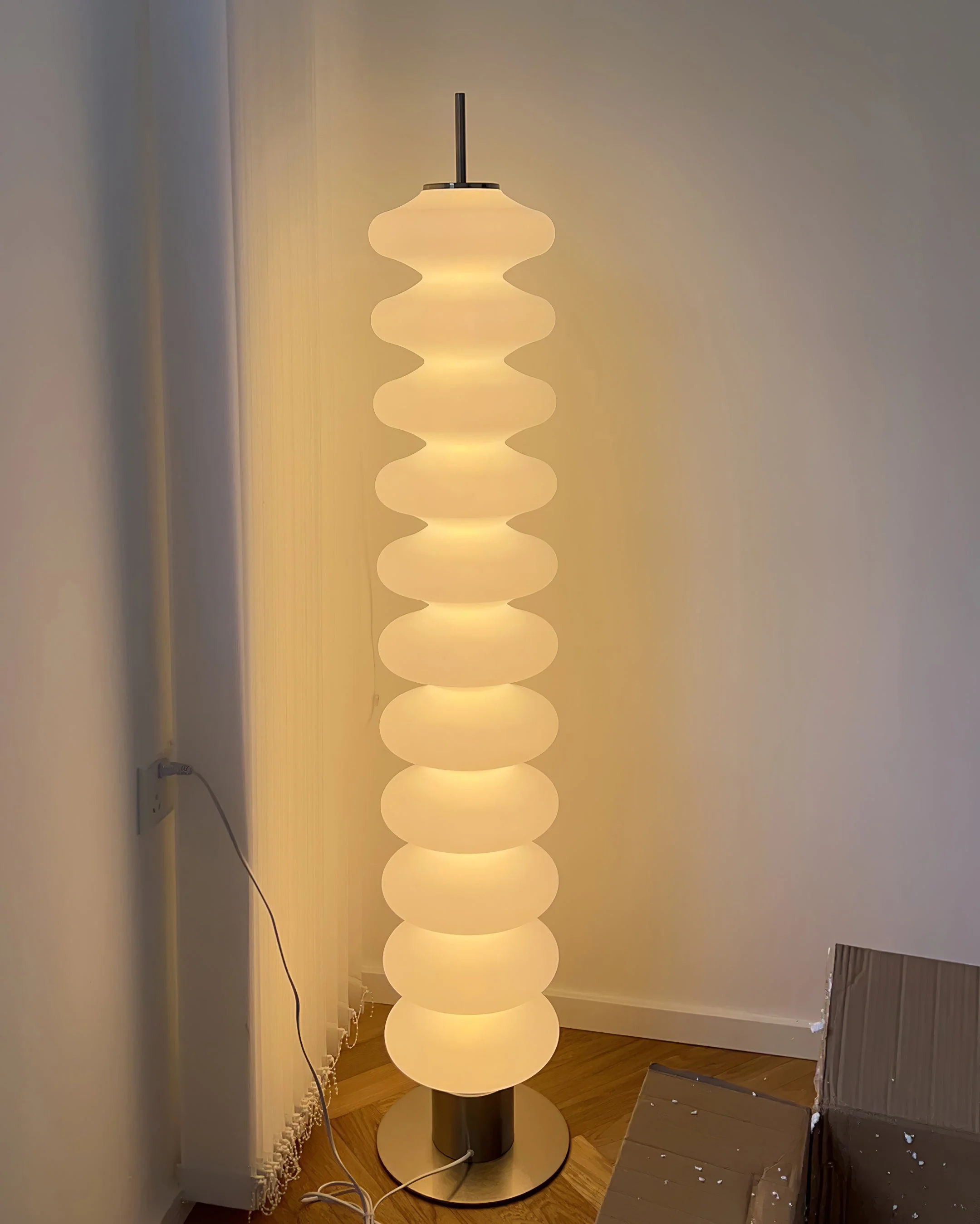 WOMO Stacked Glass Ball Floor Lamp-WM7127 - Image 18