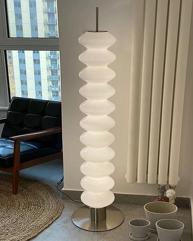 WOMO Stacked Glass Ball Floor Lamp-WM7127 - Image 20