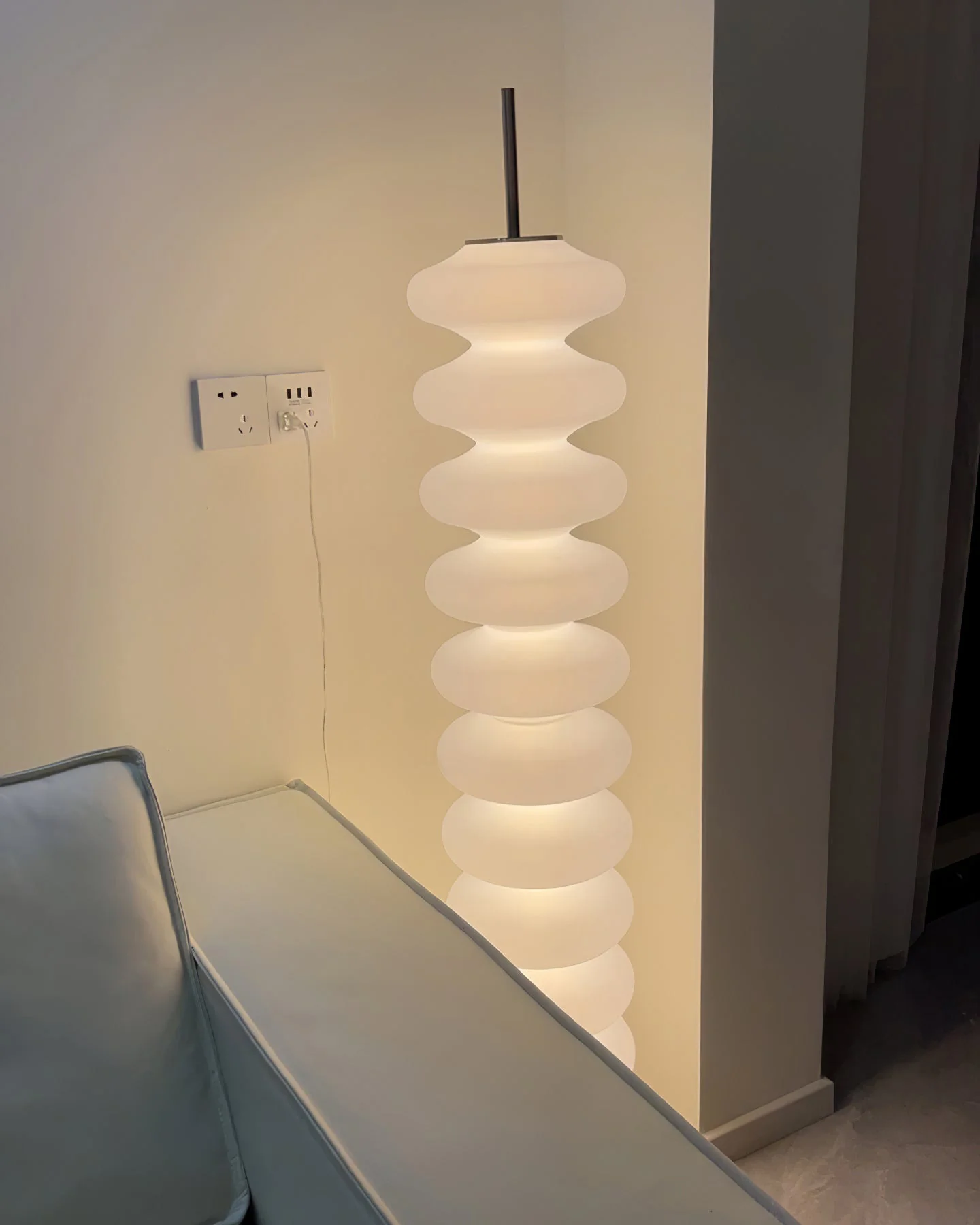 WOMO Stacked Glass Ball Floor Lamp-WM7127 - Image 21