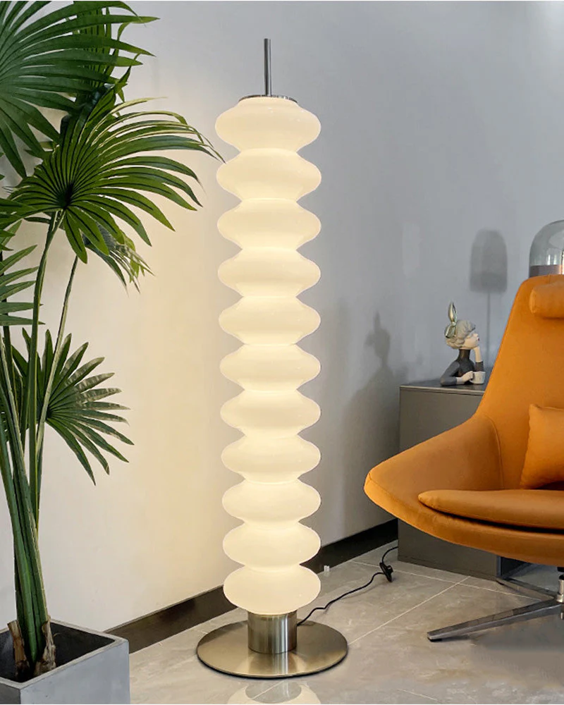 WOMO Stacked Glass Ball Floor Lamp-WM7127 - Image 5