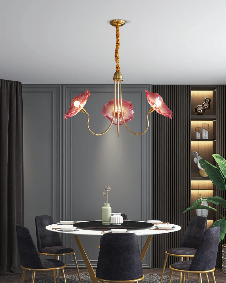 WOMO Lotus Flower Arm Chandelier-WM2025 - Image 14