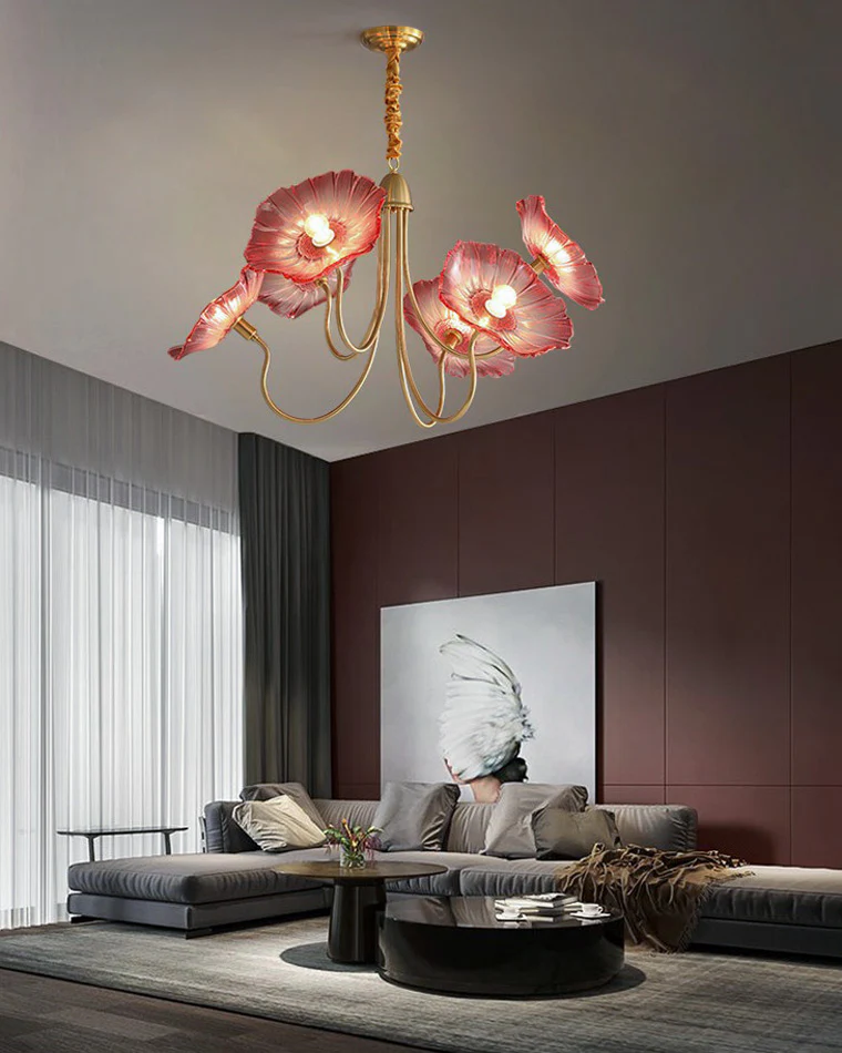 WOMO Lotus Flower Arm Chandelier-WM2025 - Image 15