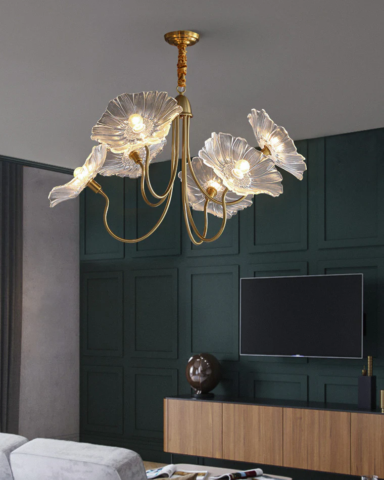 WOMO Lotus Flower Arm Chandelier-WM2025 - Image 18