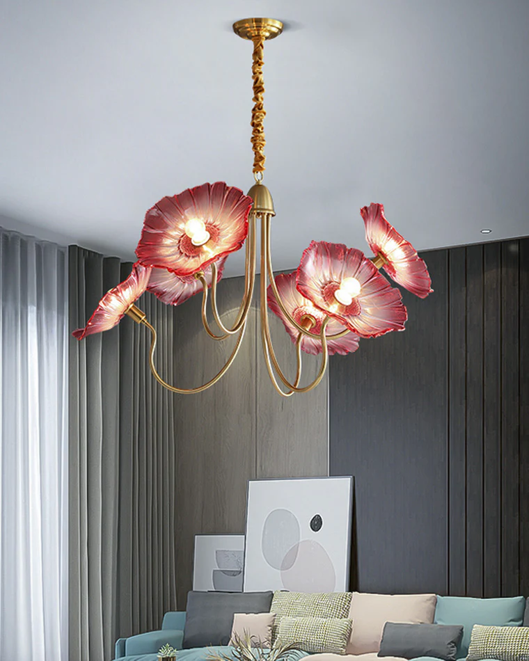 WOMO Lotus Flower Arm Chandelier-WM2025 - Image 19