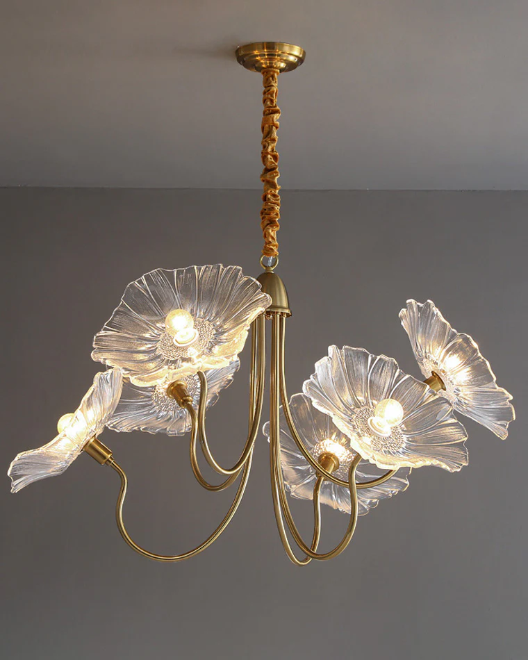 WOMO Lotus Flower Arm Chandelier-WM2025 - Image 22